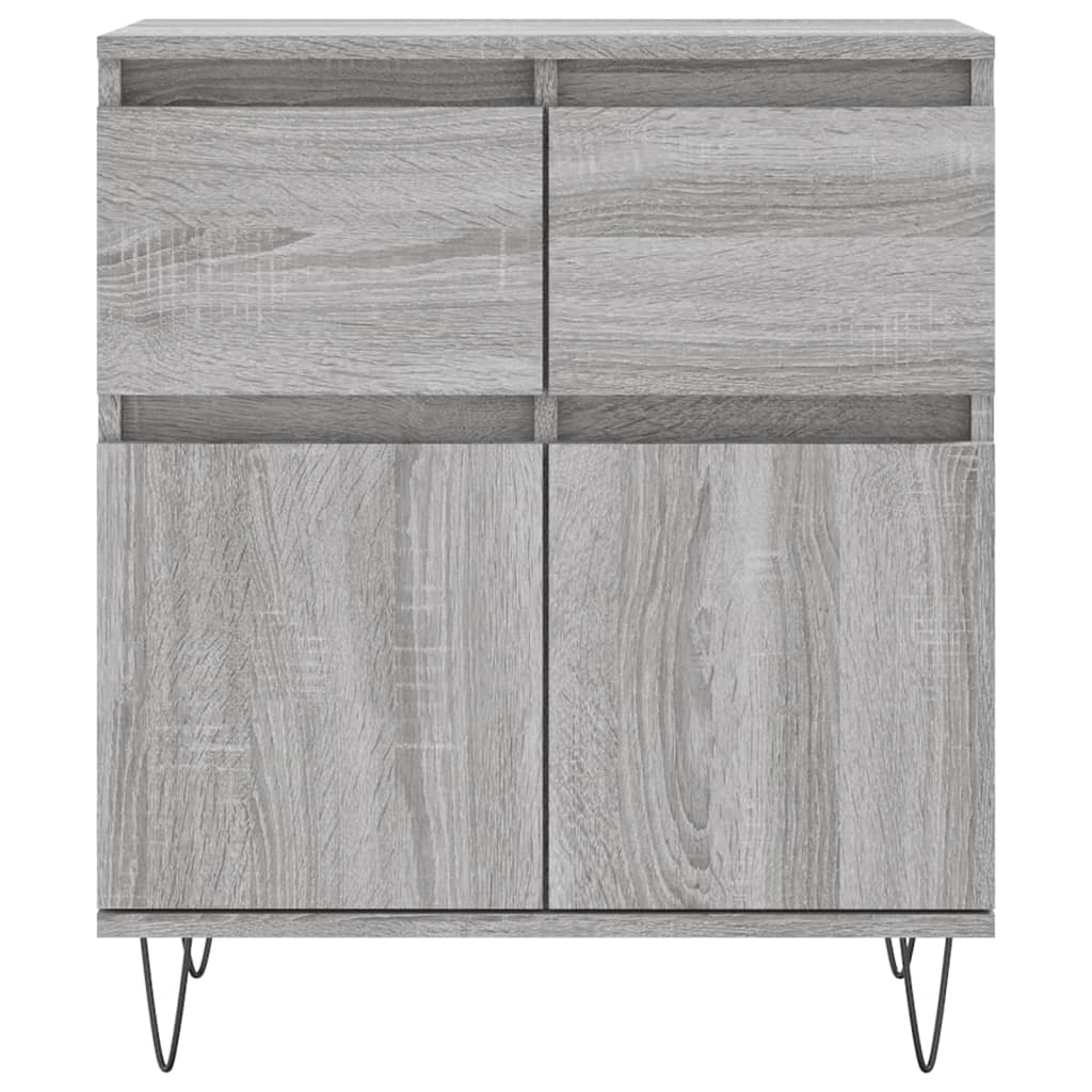 Sideboard Grau Sonoma 60x35x70 cm Holzwerkstoff