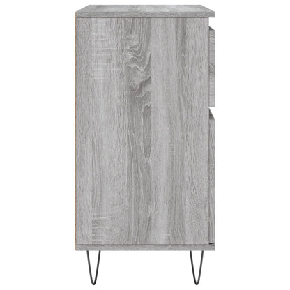 Sideboard Grau Sonoma 60x35x70 cm Holzwerkstoff