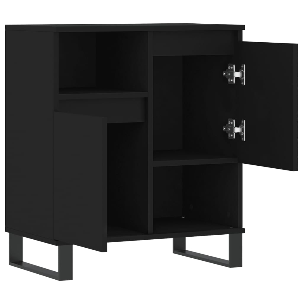 Sideboard Schwarz 60x35x70 cm Holzwerkstoff