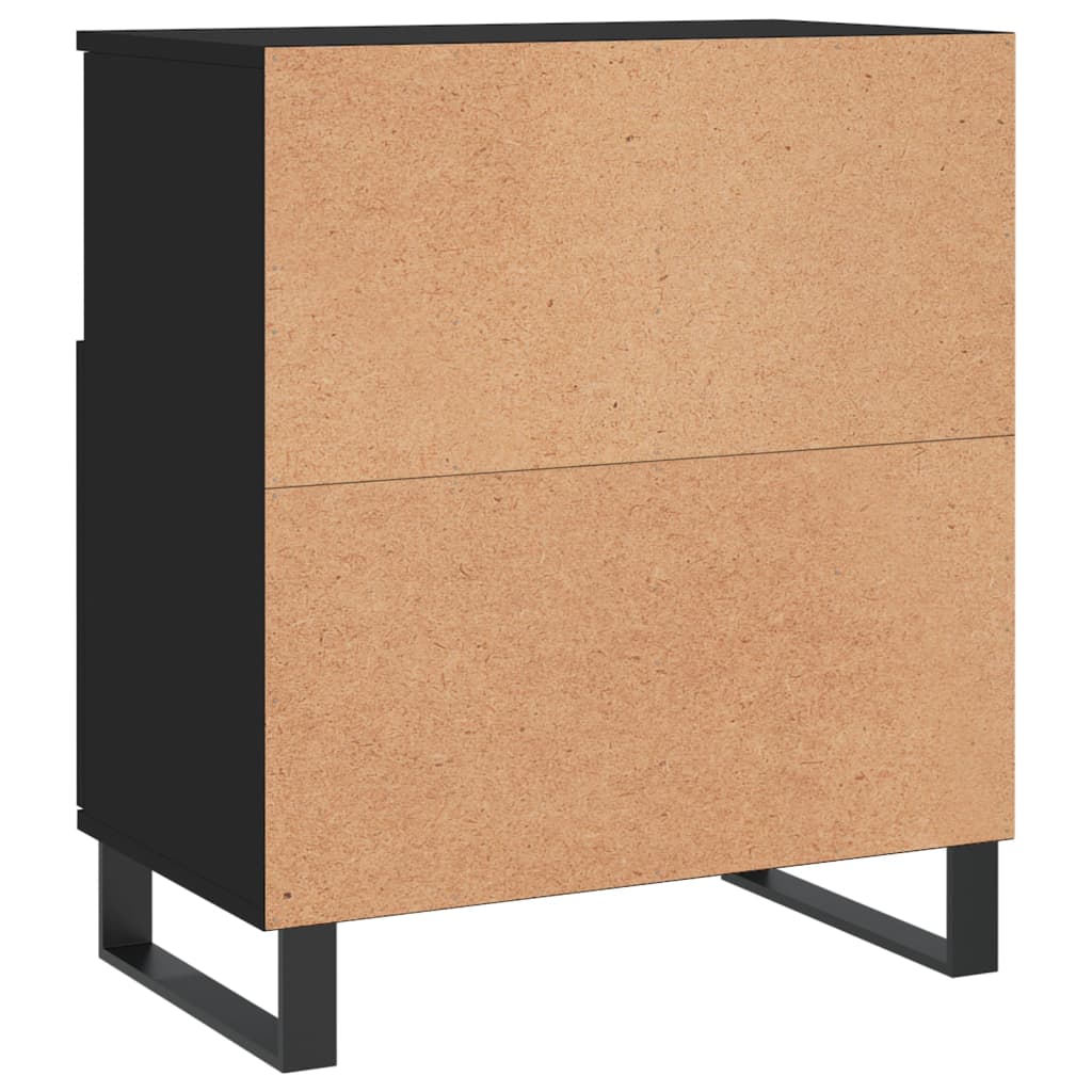 Sideboard Schwarz 60x35x70 cm Holzwerkstoff