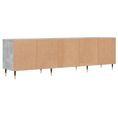 TV-Schrank Betongrau 150x30x44,5 cm Holzwerkstoff