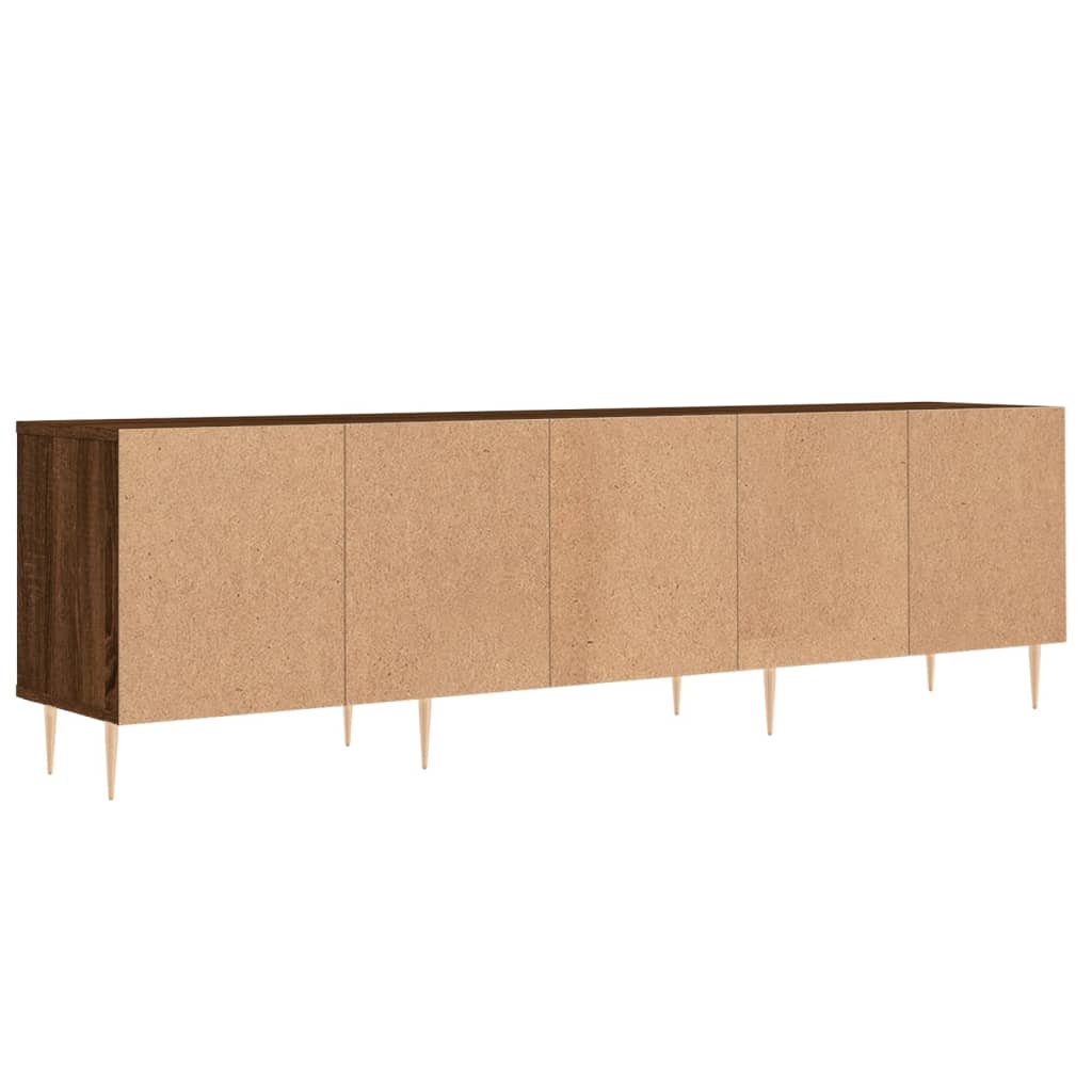 TV-Schrank Braun Eichen-Optik 150x30x44,5 cm Holzwerkstoff