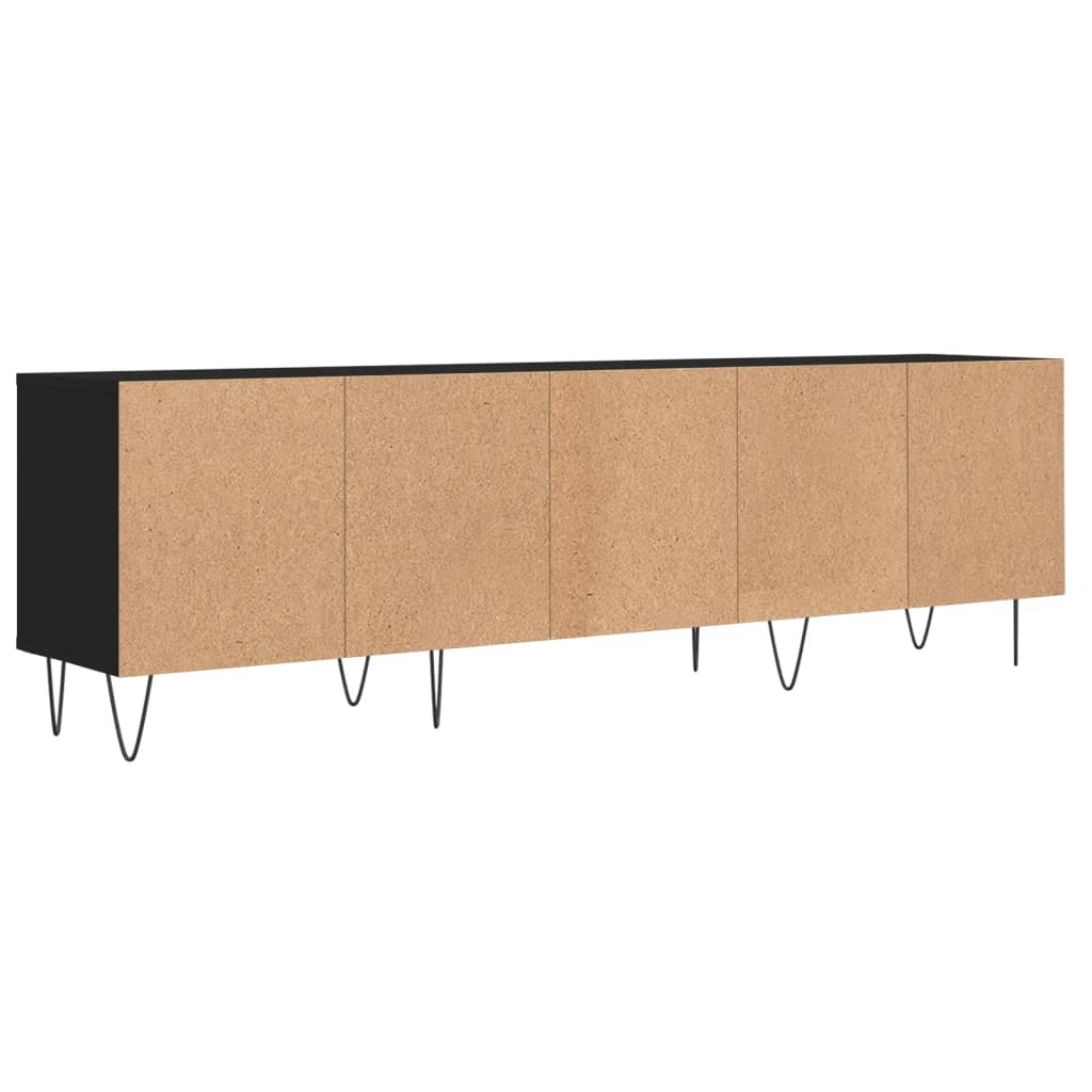 TV-Schrank Schwarz 150x30x44,5 cm Holzwerkstoff