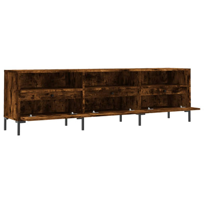 TV-Schrank Räuchereiche 150x30x44,5 cm Holzwerkstoff