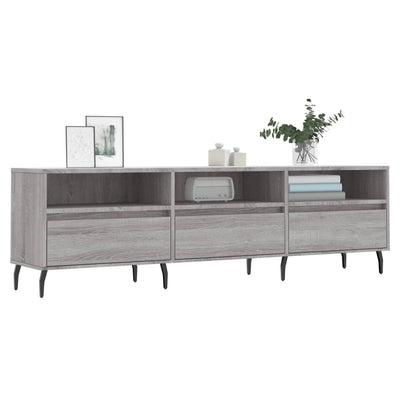 TV-Schrank Grau Sonoma 150x30x44,5 cm Holzwerkstoff