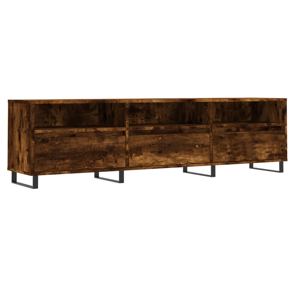 TV-Schrank Räuchereiche 150x30x44,5 cm Holzwerkstoff