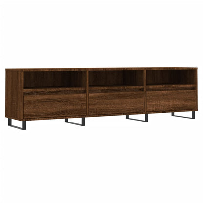 TV-Schrank Braun Eichen-Optik 150x30x44,5 cm Holzwerkstoff