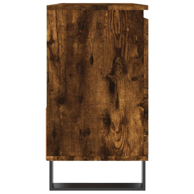 Badschrank Räuchereiche 65x33x60 cm Holzwerkstoff