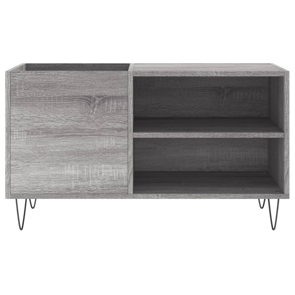 Plattenschrank Grau Sonoma 85x38x48 cm Holzwerkstoff