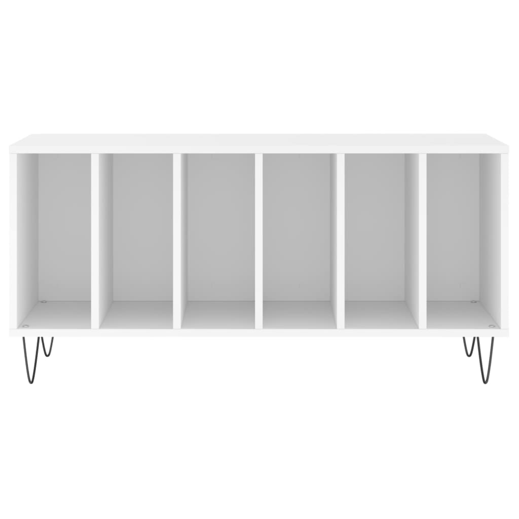 Plattenschrank Weiß 100x38x48 cm Holzwerkstoff