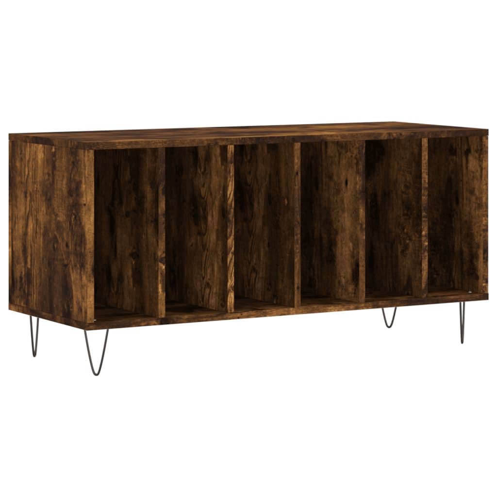 Plattenschrank Räuchereiche 100x38x48 cm Holzwerkstoff