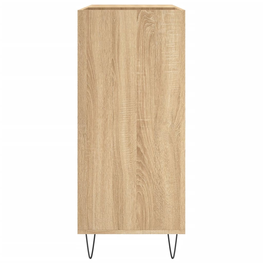 Plattenschrank Sonoma-Eiche 84,5x38x89 cm Holzwerkstoff