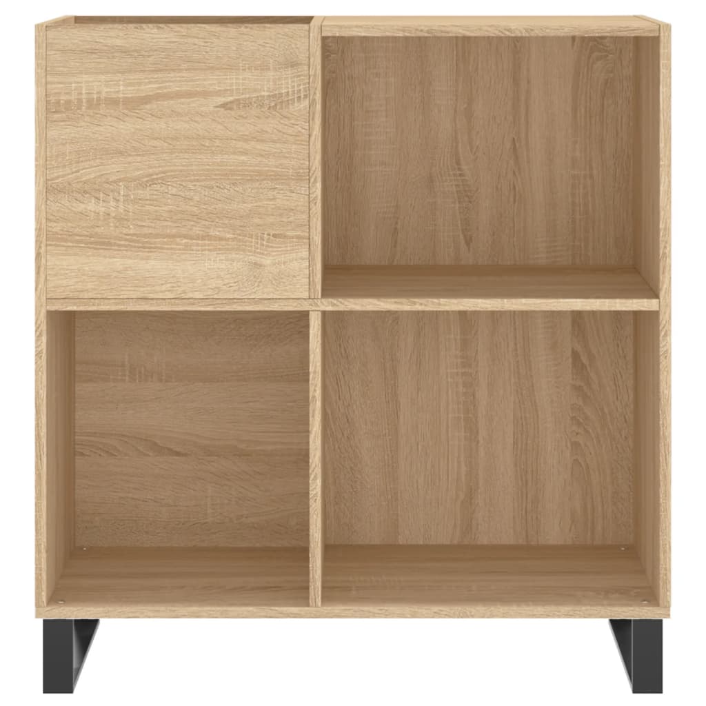 Plattenschrank Sonoma-Eiche 84,5x38x89 cm Holzwerkstoff