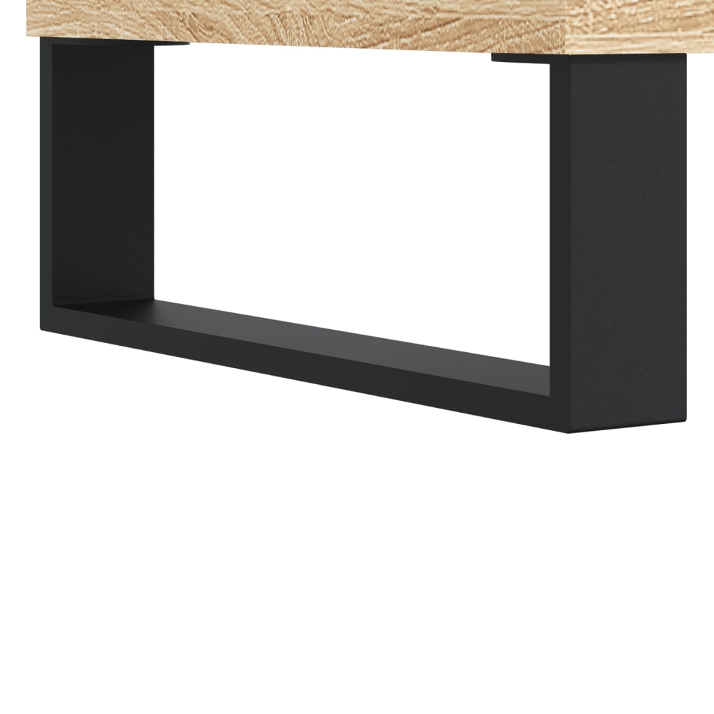 Plattenschrank Sonoma-Eiche 84,5x38x89 cm Holzwerkstoff