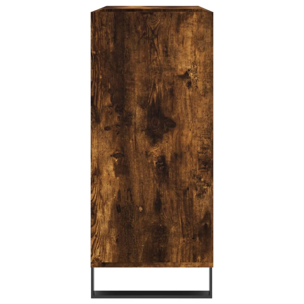 Plattenschrank Räuchereiche 84,5x38x89 cm Holzwerkstoff