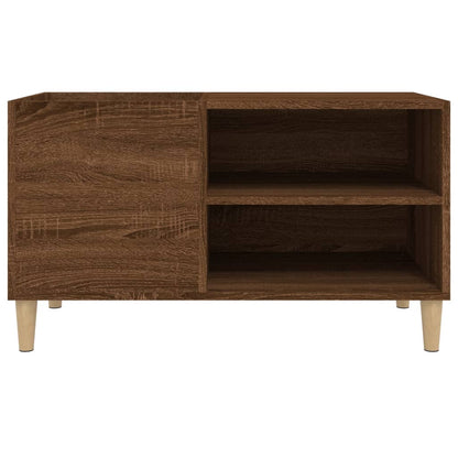 Plattenschrank Braun Eichen-Optik 84,5x38x48 cm Holzwerkstoff