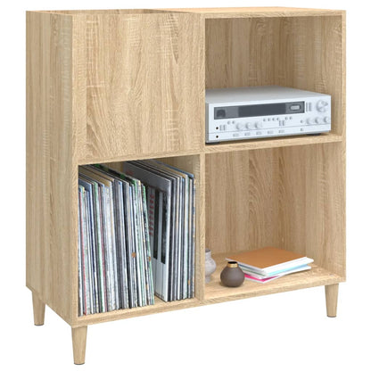 Plattenschrank Sonoma-Eiche 84,5x38x89 cm Holzwerkstoff