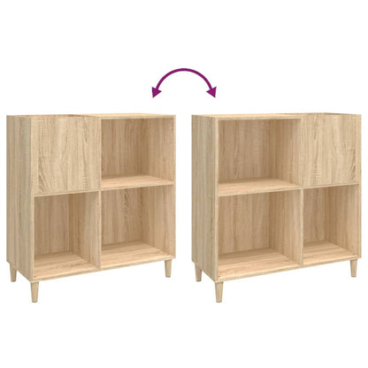 Plattenschrank Sonoma-Eiche 84,5x38x89 cm Holzwerkstoff