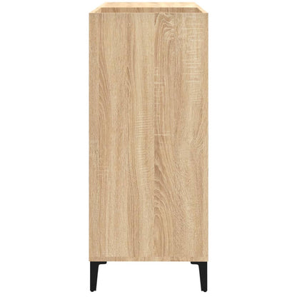 Plattenschrank Sonoma-Eiche 84,5x38x89 cm Holzwerkstoff