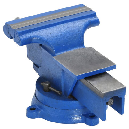 Schraubstock Blau 100 mm Gusseisen