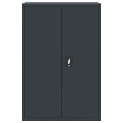 Aktenschrank Anthrazit 90x40x180 cm Stahl