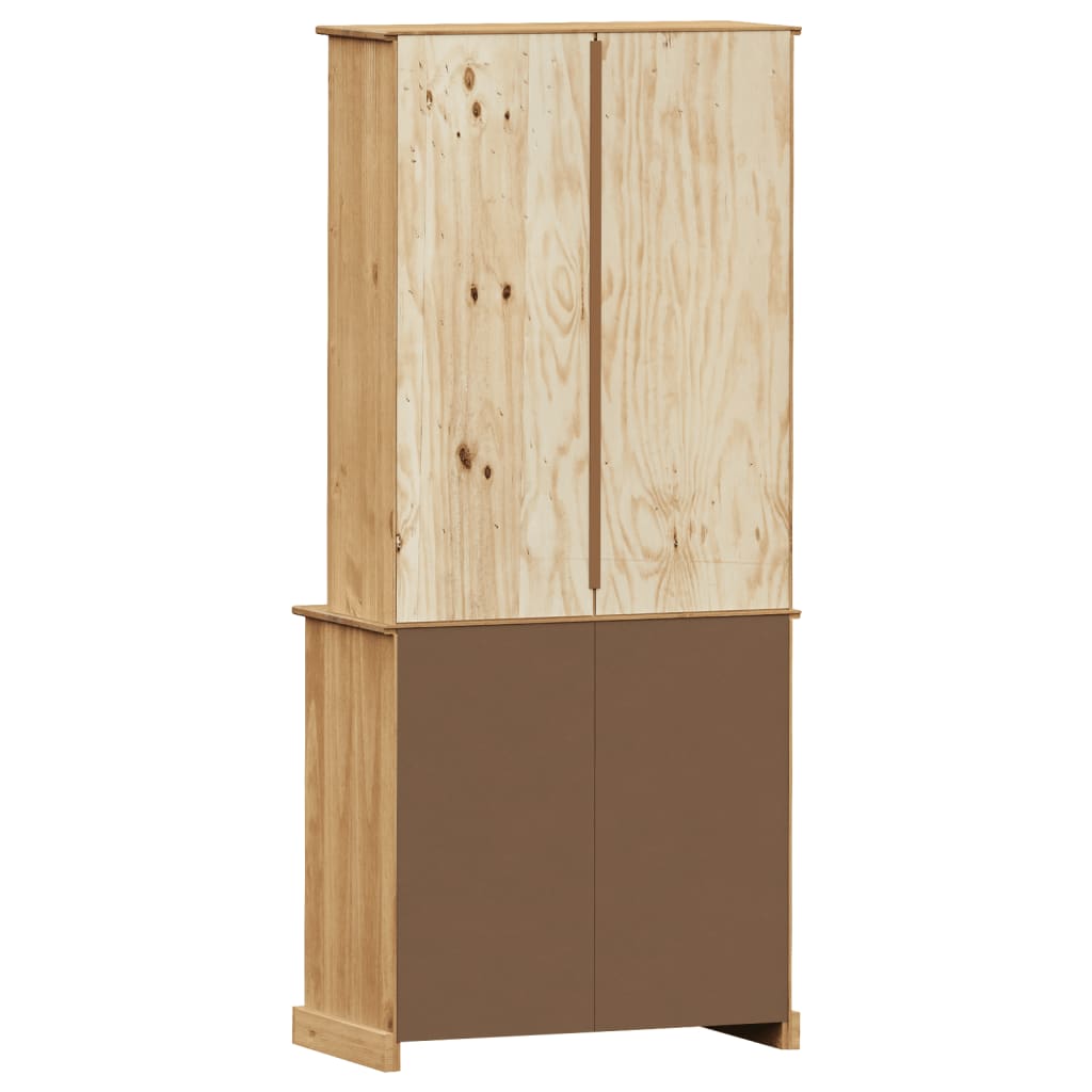 Highboard VIGO 78x40x175 cm Massivholz Kiefer