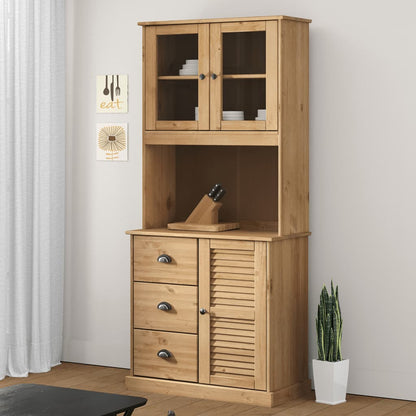 Highboard VIGO 78x40x175 cm Massivholz Kiefer