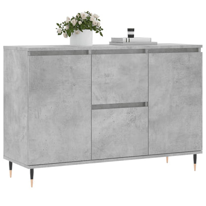 Sideboard Betongrau 104x35x70 cm Holzwerkstoff