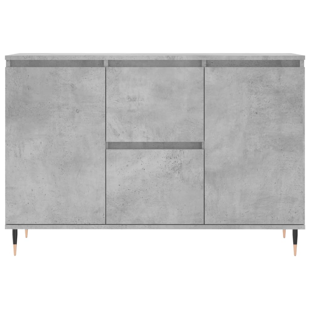 Sideboard Betongrau 104x35x70 cm Holzwerkstoff