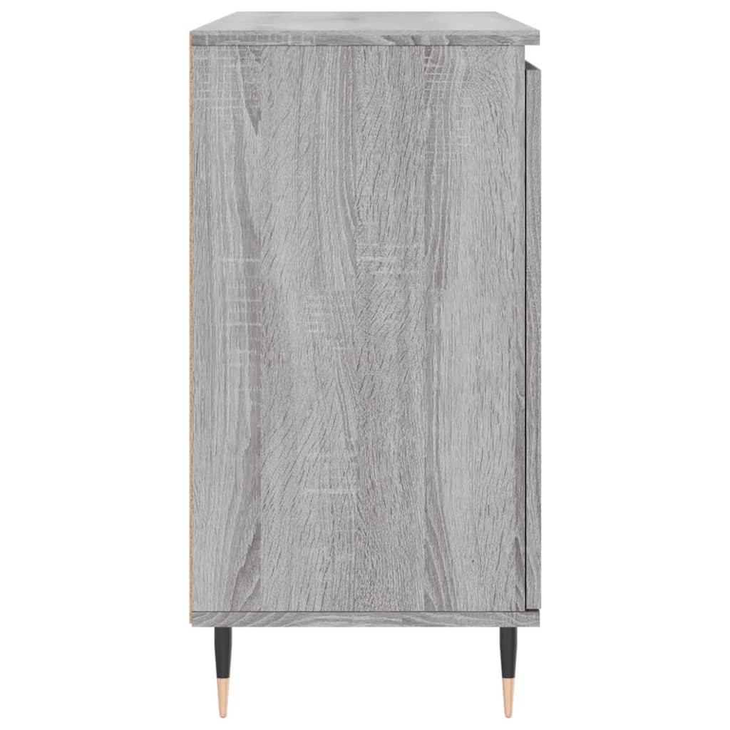 Sideboard Grau Sonoma 104x35x70 cm Holzwerkstoff