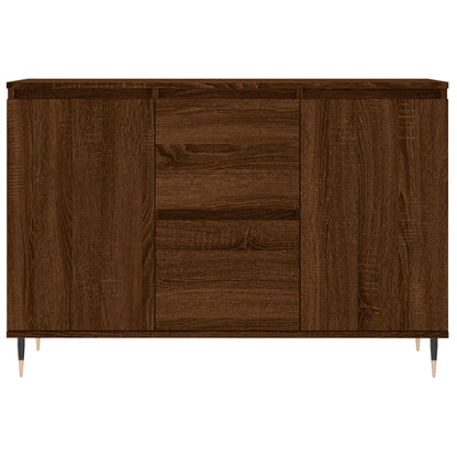 Sideboard Braun Eichen-Optik 104x35x70 cm Holzwerkstoff