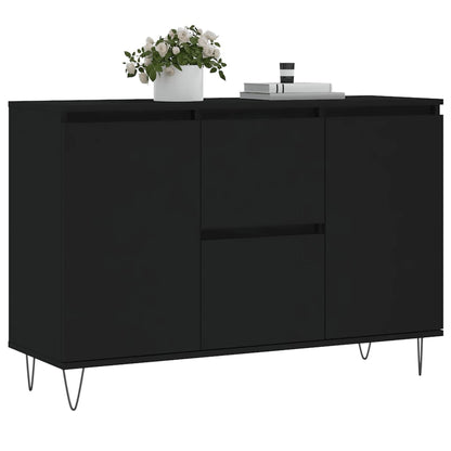 Sideboard Schwarz 104x35x70 cm Holzwerkstoff