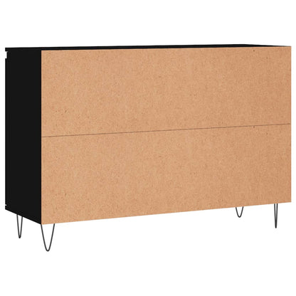 Sideboard Schwarz 104x35x70 cm Holzwerkstoff