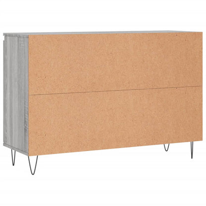 Sideboard Grau Sonoma 104x35x70 cm Holzwerkstoff