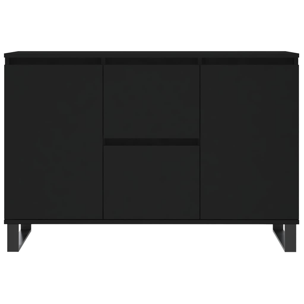 Sideboard Schwarz 104x35x70 cm Holzwerkstoff