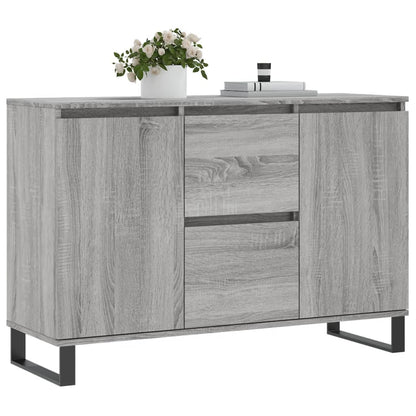 Sideboard Grau Sonoma 104x35x70 cm Holzwerkstoff