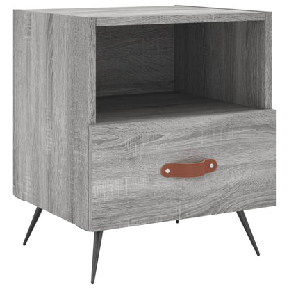 Nachttische 2 Stk. Grau Sonoma 40x35x47,5 cm Holzwerkstoff