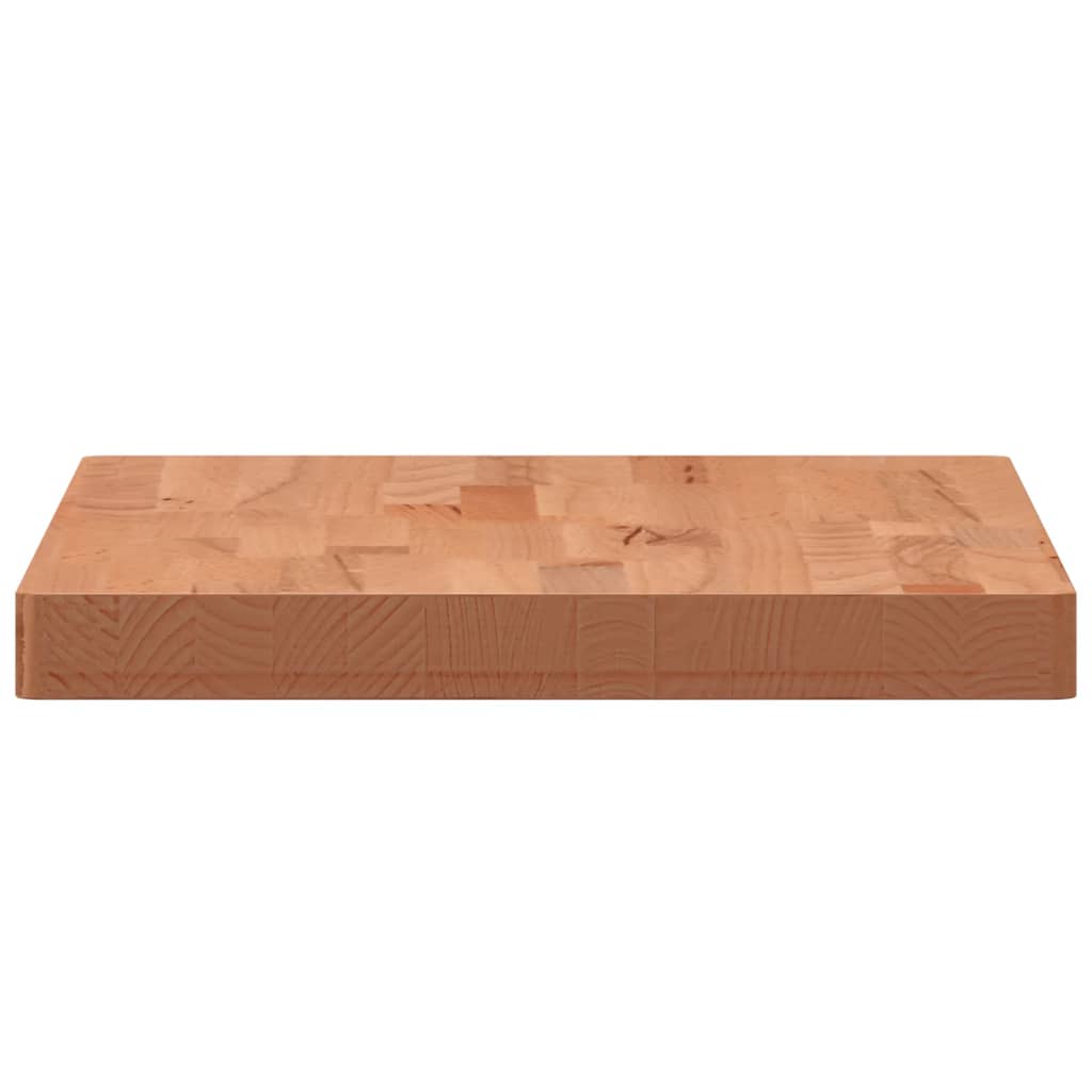 Waschtischplatte 80x40x4 cm Massivholz Buche