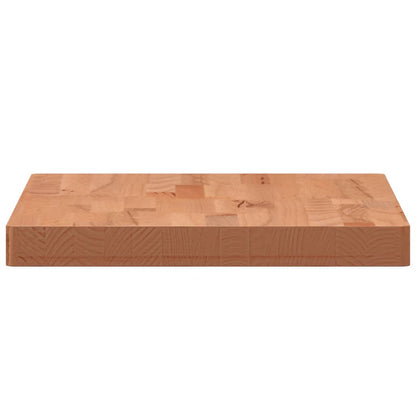 Waschtischplatte 80x40x4 cm Massivholz Buche