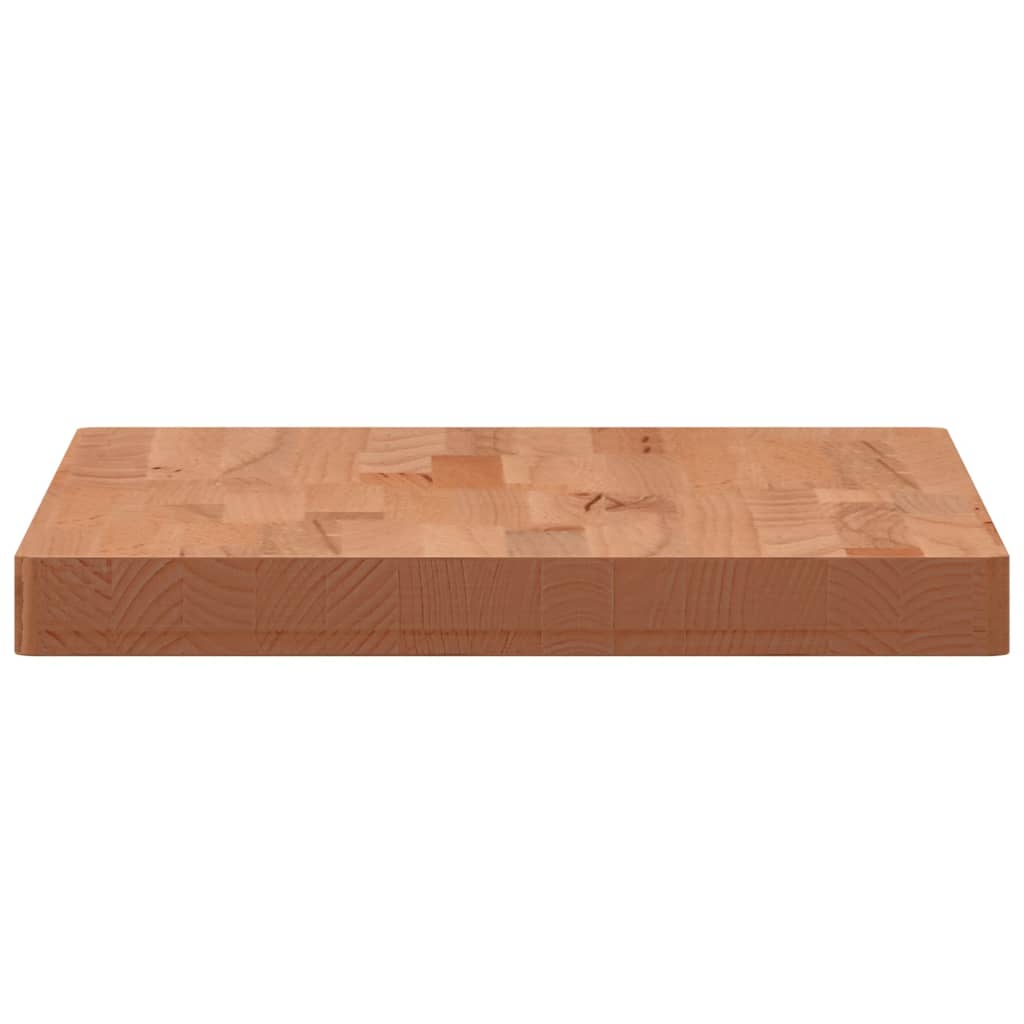 Waschtischplatte 60x40x4 cm Massivholz Buche