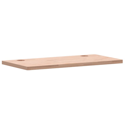 Schreibtischplatte 80x40x2,5 cm Massivholz Buche