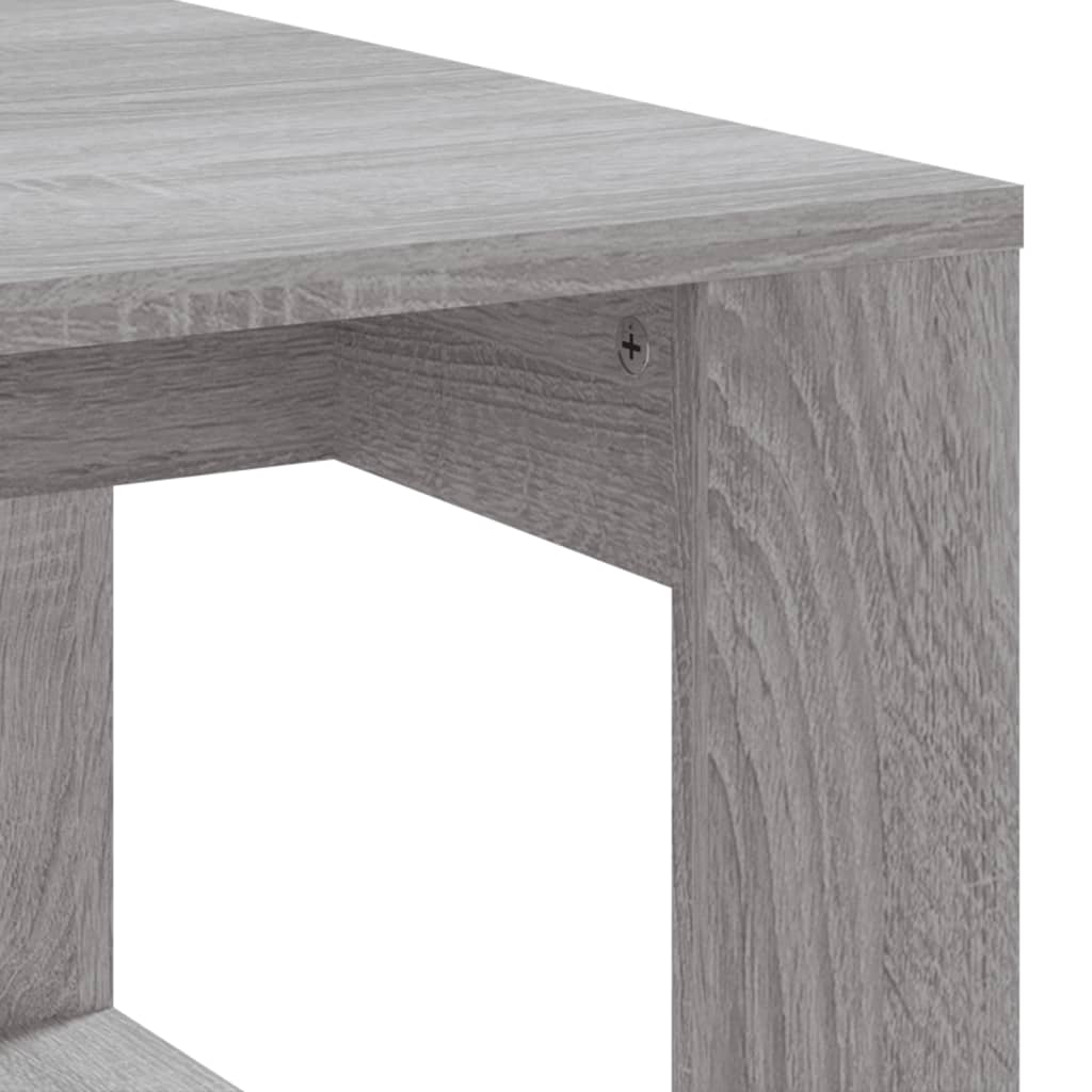 Couchtisch Grau Sonoma 102x50x35 cm Holzwerkstoff