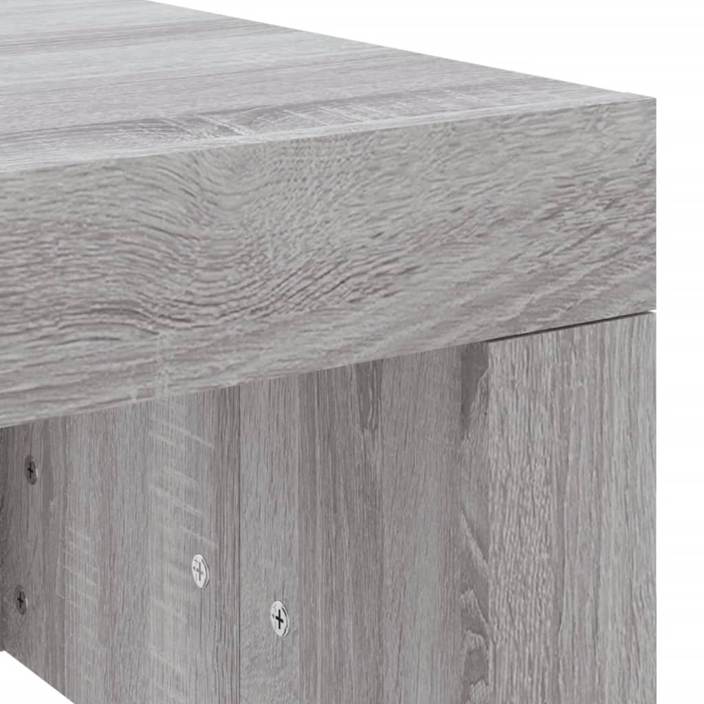 Couchtisch Grau Sonoma 102x50x36 cm Holzwerkstoff