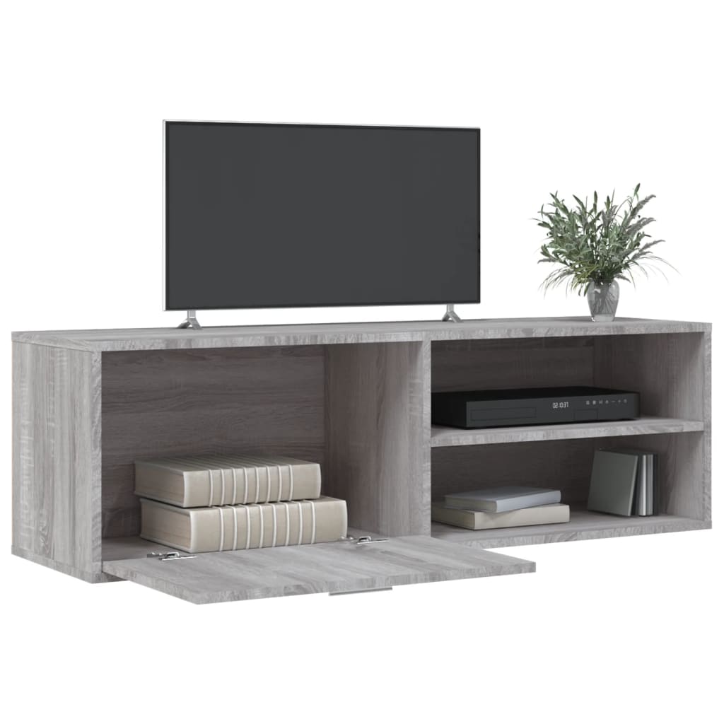 TV-Schrank Grau Sonoma 120x34x37 cm Holzwerkstoff