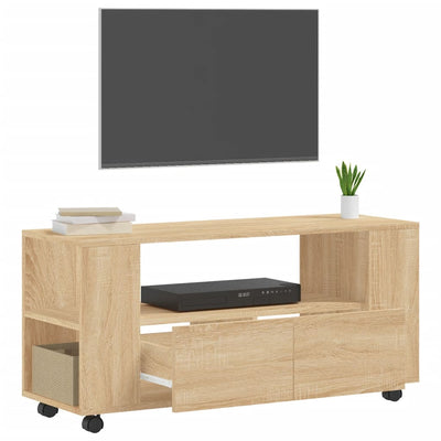 TV-Schrank Sonoma-Eiche 102x34,5x43 cm Holzwerkstoff