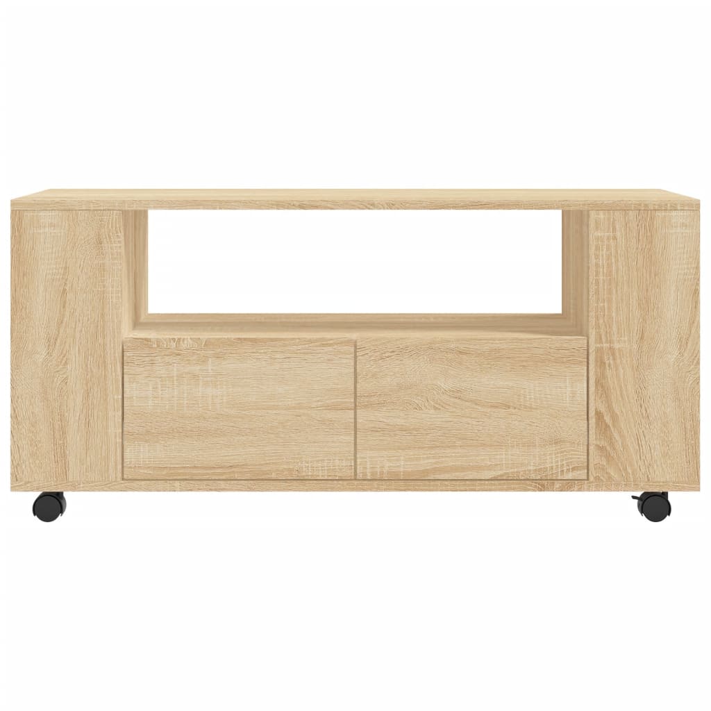 TV-Schrank Sonoma-Eiche 102x34,5x43 cm Holzwerkstoff