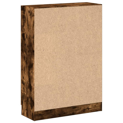 Bücherschrank Räuchereiche 82,5x30,5x115 cm Holzwerkstoff