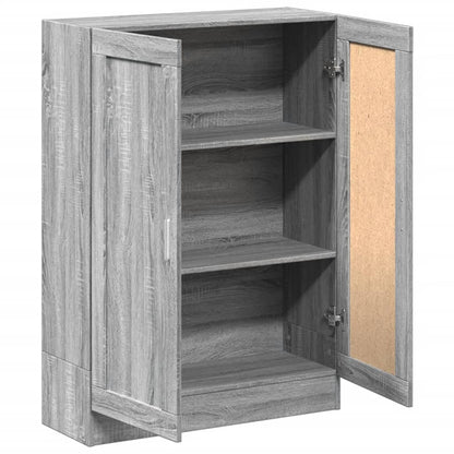 Bücherschrank Grau Sonoma 82,5x30,5x115 cm Holzwerkstoff