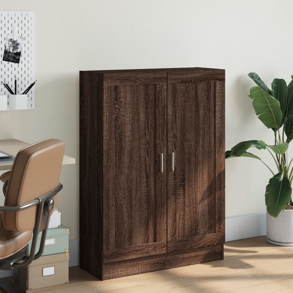 Bücherschrank Braun Eichen-Optik 82,5x30,5x115 cm Holzwerkstoff