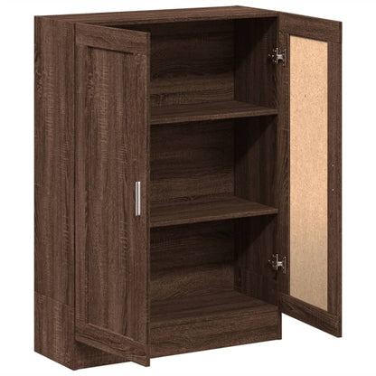 Bücherschrank Braun Eichen-Optik 82,5x30,5x115 cm Holzwerkstoff